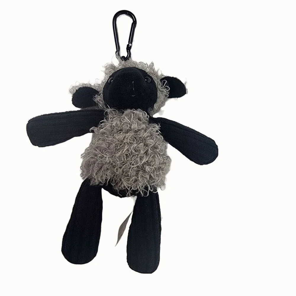 Mini Scentsy Buddy Lulu Plush Clip Toy Curly Lamb 7 Inch Scent Diffuser